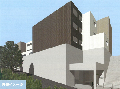 高齢者向け優良賃貸住宅 外観パース